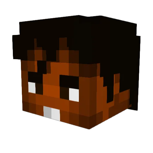 Layton2026 Minecraft avatar head, 3D render