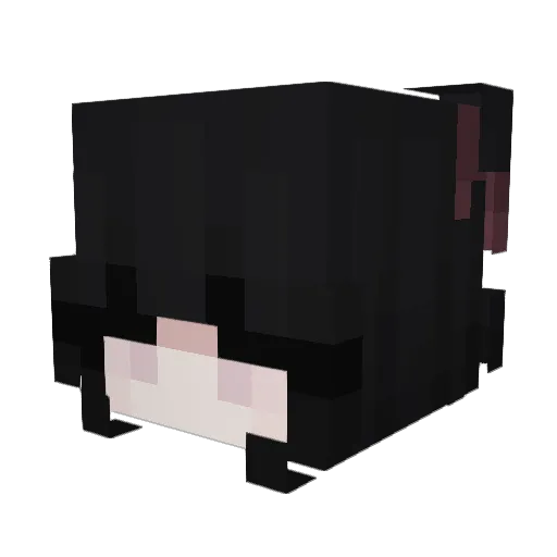 Laytral_ Minecraft avatar head, 3D render