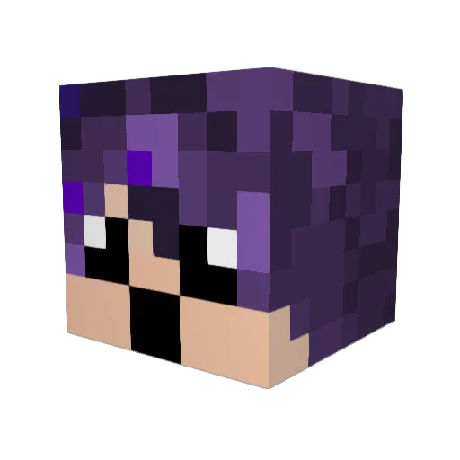 LazElite Minecraft avatar head, 3D render