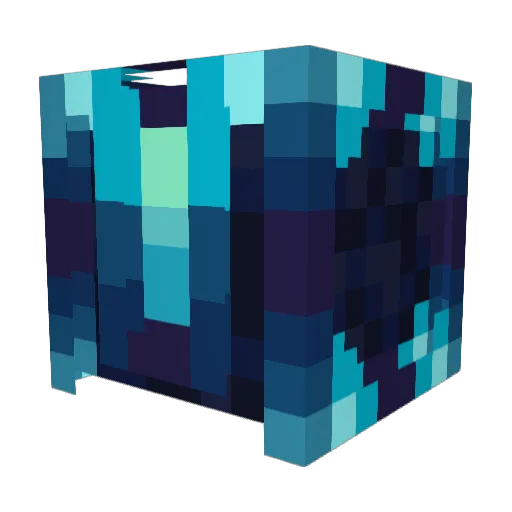 LazMix Minecraft avatar head, 3D render