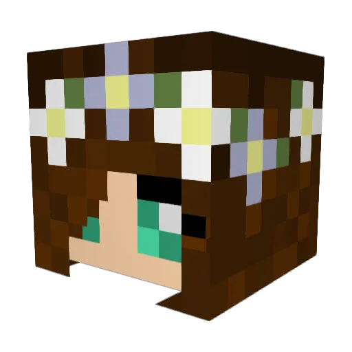 Laz_exe Minecraft avatar head, 3D render