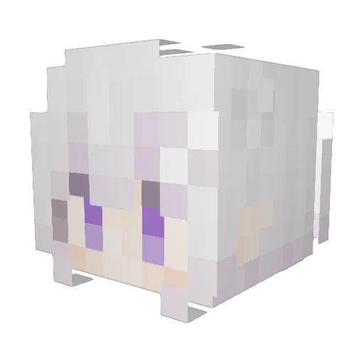 Laz_zzzar Minecraft avatar head, 3D render