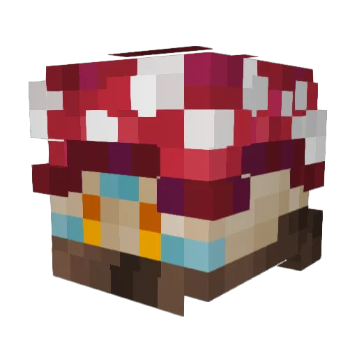 LazeLucke Minecraft avatar head, 3D render