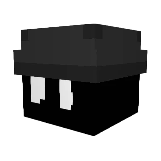 Lazer1232123 Minecraft avatar head, 3D render
