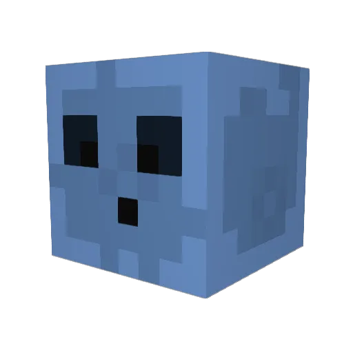 LazerFisch Minecraft avatar head, 3D render
