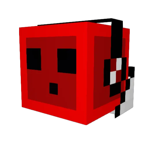 LazerJude Minecraft avatar head, 3D render