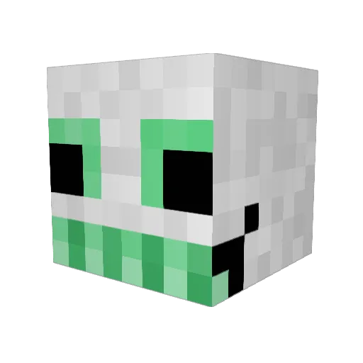 LazerMaster558 Minecraft avatar head, 3D render