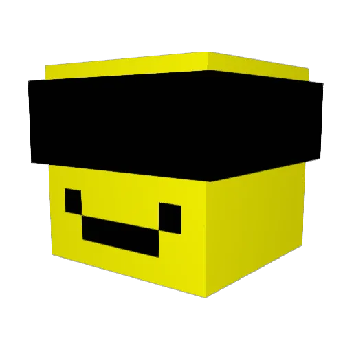 LazerSync Minecraft avatar head, 3D render