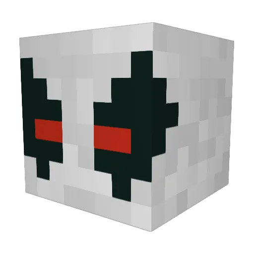 Lazerdazer77 Minecraft avatar head, 3D render