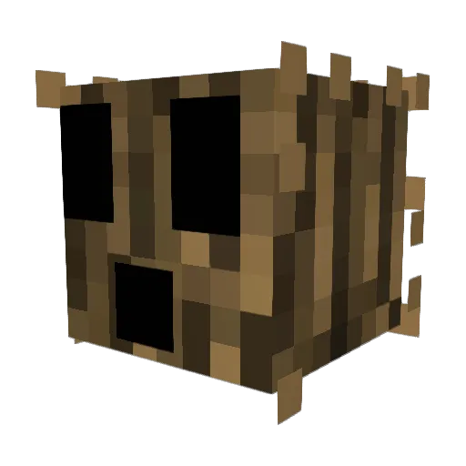 LazerikU Minecraft avatar head, 3D render
