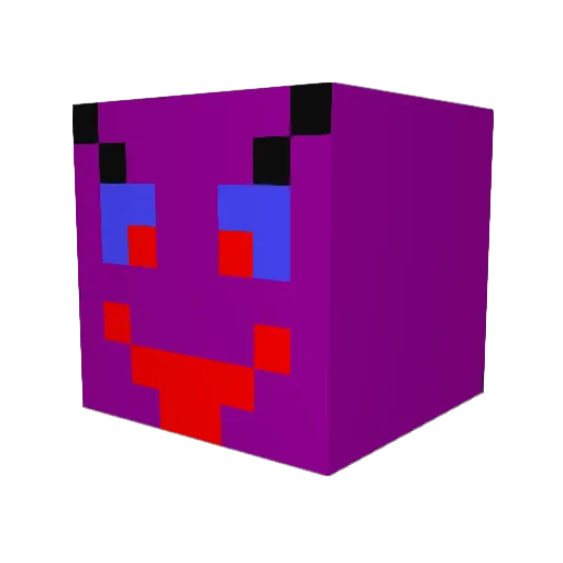 Lazerpointer_7 Minecraft avatar head, 3D render