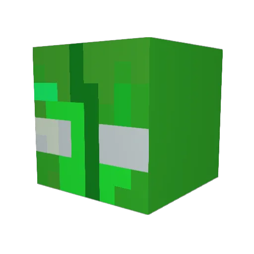 LazertesterJr Minecraft avatar head, 3D render