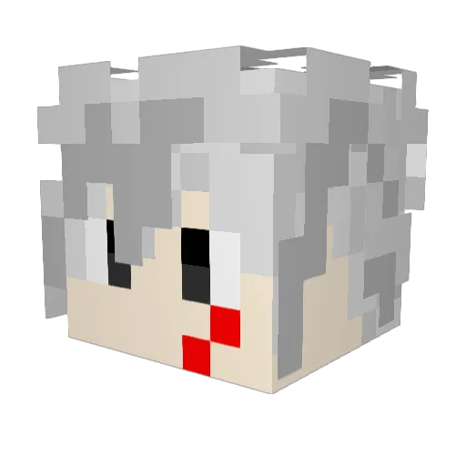 Lazkopat91 Minecraft avatar head, 3D render