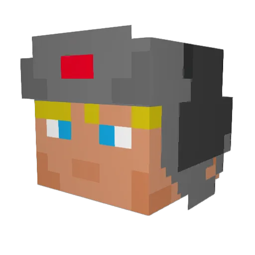 Minecraft-Avatar von Lazsub: Kopf als 3D-Render