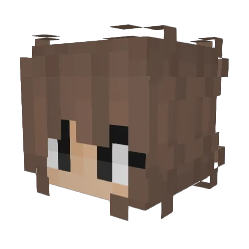 LazyBrain76 Minecraft avatar head, 3D render