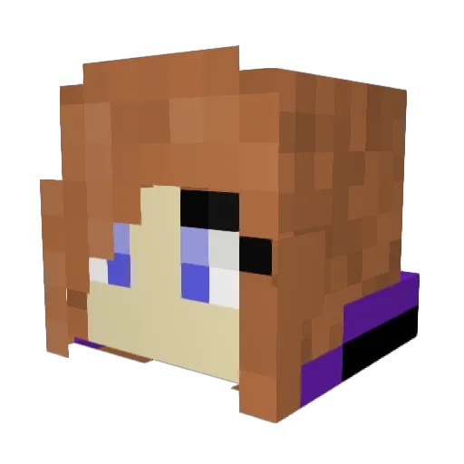 LazyCat929 Minecraft avatar head, 3D render