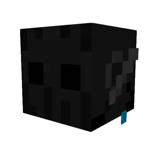 LazyClub Minecraft avatar head, 3D render