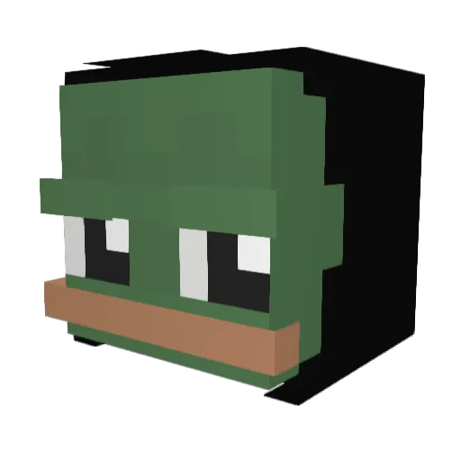 LazyDreamerRU Minecraft avatar head, 3D render