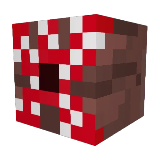 LazyF8 Minecraft avatar head, 3D render