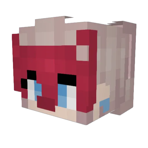 LazyLancelot Minecraft avatar head, 3D render