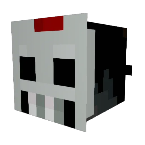 LazyLax Minecraft avatar head, 3D render