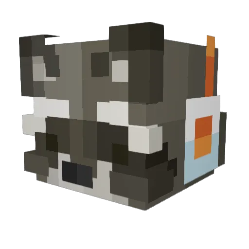 LazyLemonHead Minecraft avatar head, 3D render