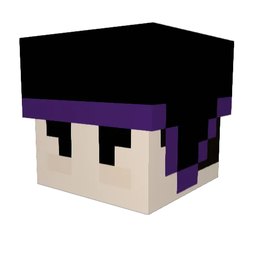 LazyLrry Minecraft avatar head, 3D render