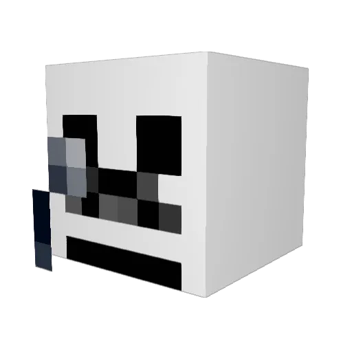 LazyMan49 Minecraft avatar head, 3D render