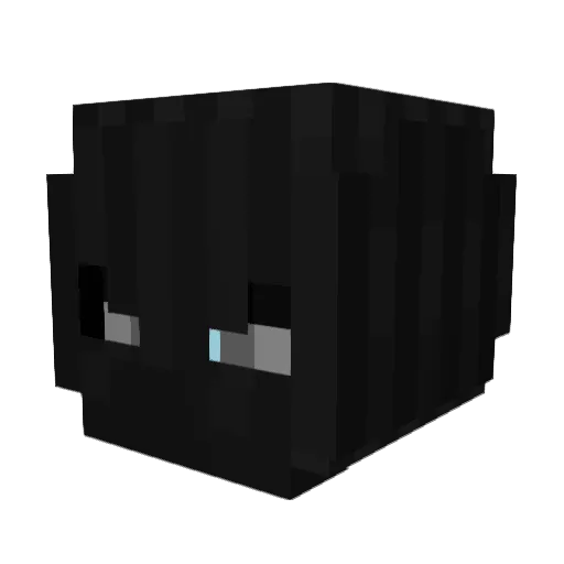 LazyMedia Minecraft avatar head, 3D render