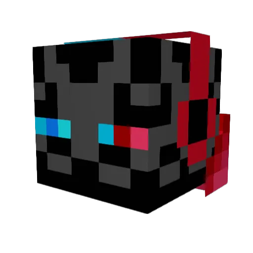 LazyNewb Minecraft avatar head, 3D render