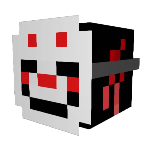 LazyShades Minecraft avatar head, 3D render