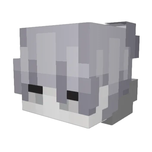 LazySneaky Minecraft avatar head, 3D render