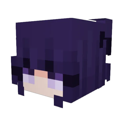 LazyStatic Minecraft avatar head, 3D render