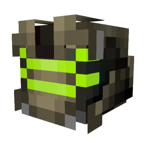 LazyToDeath Minecraft avatar head, 3D render