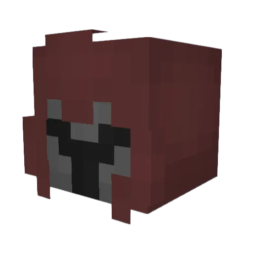 LazyToPickName Minecraft avatar head, 3D render