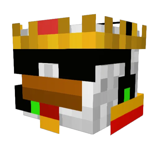 LazyTrigny Minecraft avatar head, 3D render