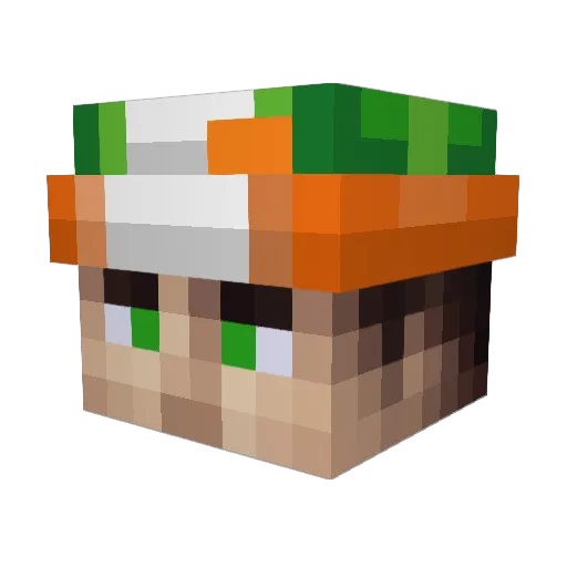 Lazy_Gamer_OX Minecraft avatar head, 3D render