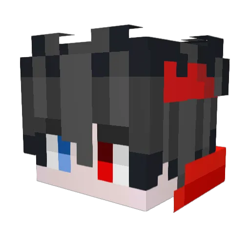 Lazy_Sheepking Minecraft avatar head, 3D render