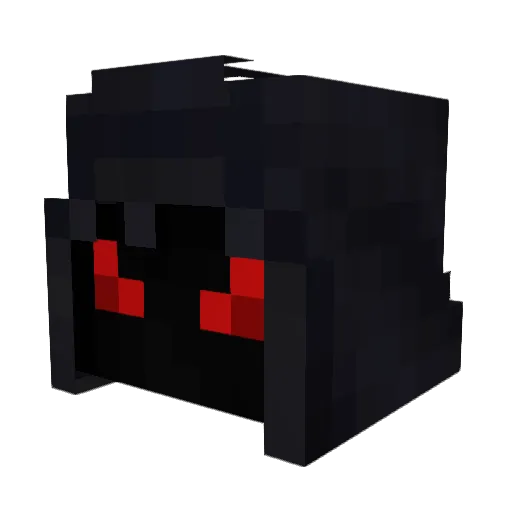 Lazy_bozzo Minecraft avatar head, 3D render