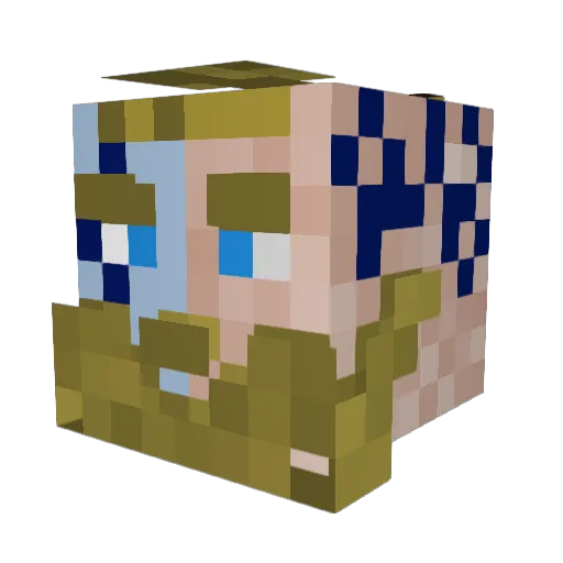 Lazyboi_93 Minecraft avatar head, 3D render