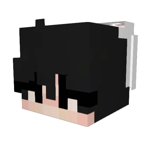 Lazycallum Minecraft avatar head, 3D render