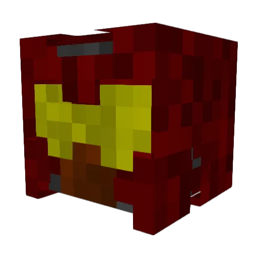 Lazycamo Minecraft avatar head, 3D render