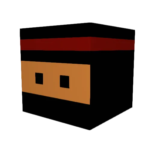Lazygreg Minecraft avatar head, 3D render