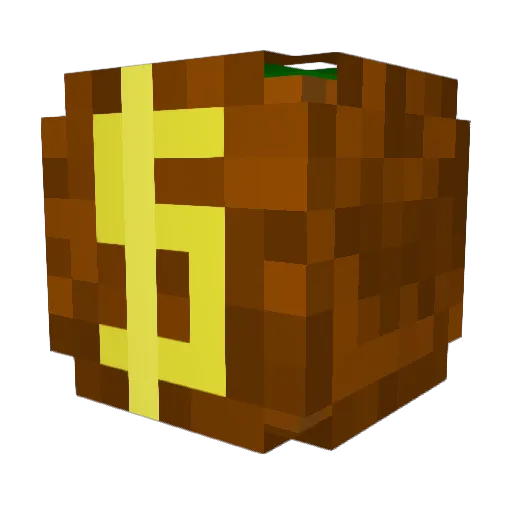 Lazylaslo Minecraft avatar head, 3D render