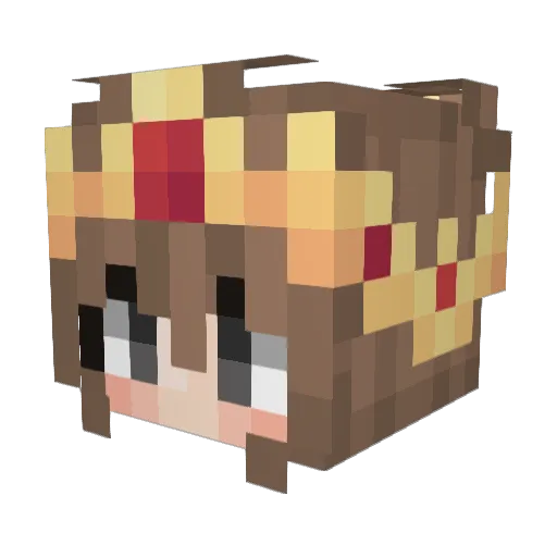 LcIsSoCool_ Minecraft avatar head, 3D render