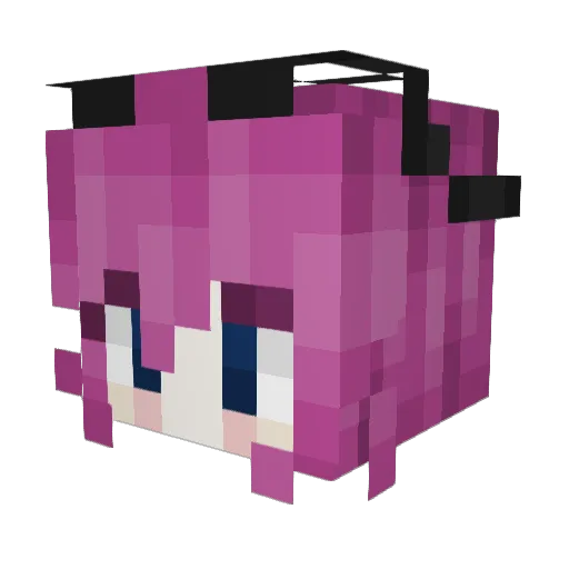 LccAlm Minecraft avatar head, 3D render