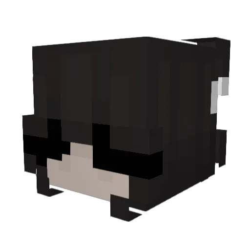 Lcxci Minecraft avatar head, 3D render