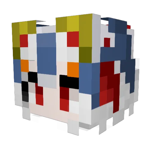 LdKST Minecraft avatar head, 3D render