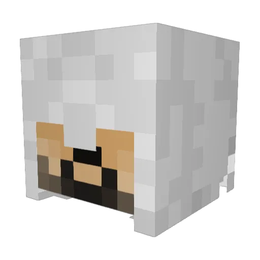 Ldotjon Minecraft avatar head, 3D render
