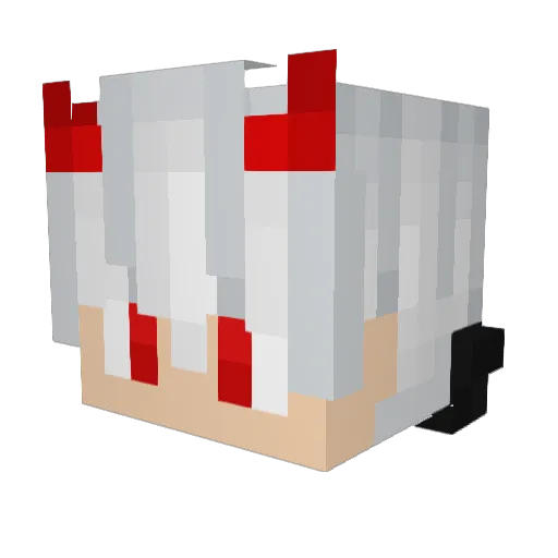 Ldrago35 Minecraft avatar head, 3D render